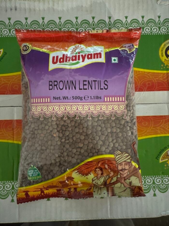 Udhaiyam Brown Lentils – 500g - Image 1
