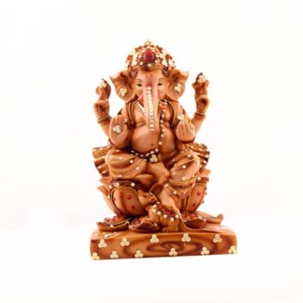 Diwali Ganeshji Fiber Idol 6 Inch