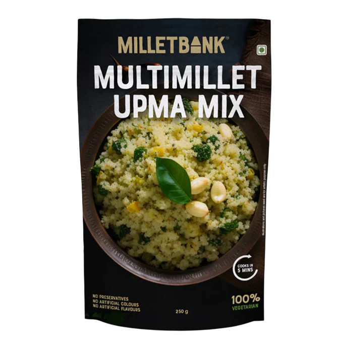 MILLET BANK MULTI MILLET UPMA MIX -250G MILLET BANK MULTI MILLET UPMA MIX -250G - Image 1