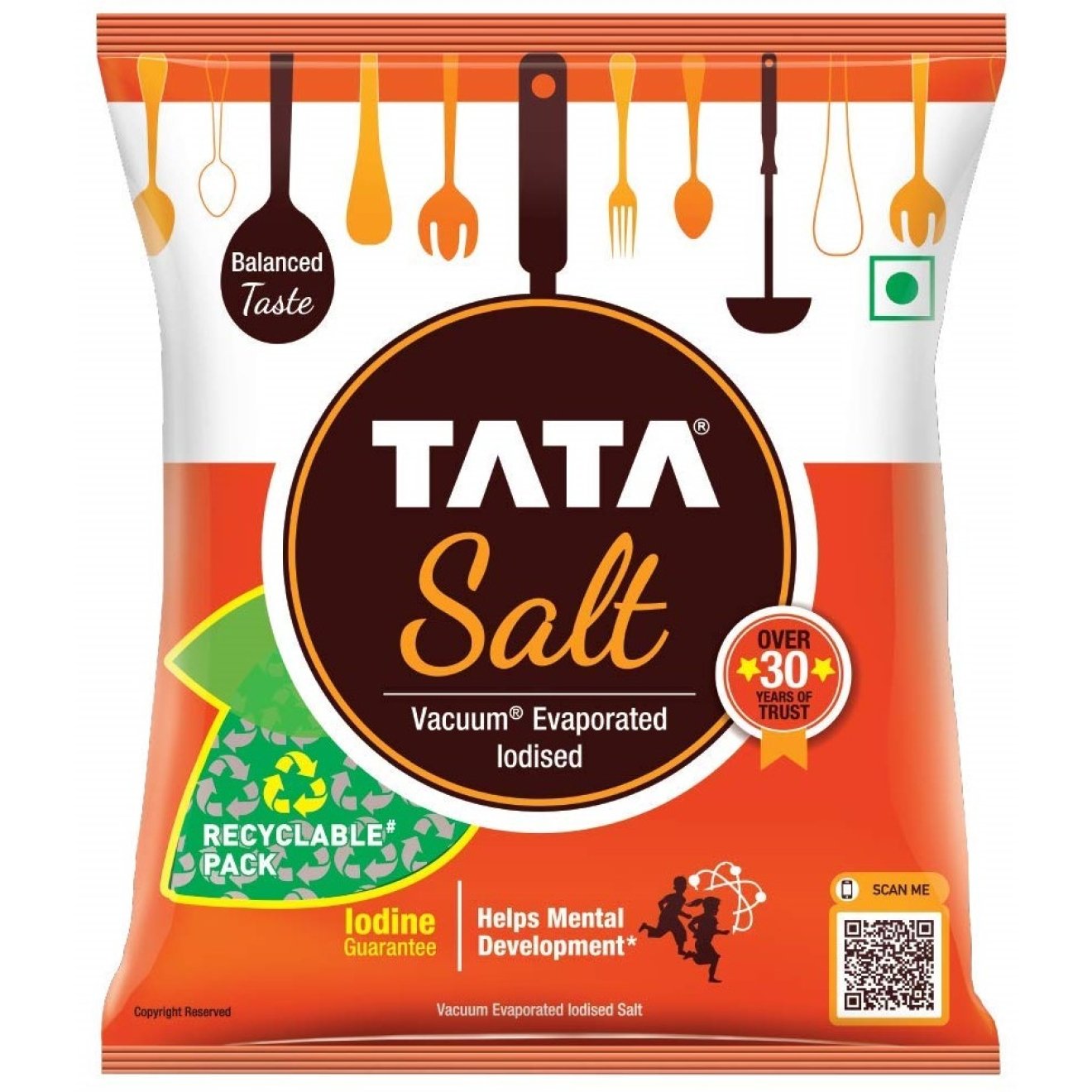 tata_idodised_salt_1kg Tata Salt Iodised Salt 1 kg - Image 1